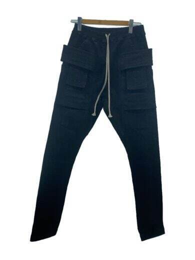 RICK OWENS DRKSHDW/CREATCH CARGO/Pants/Jeans/M/Cotton/BLK RICK OWENS DRKSHDW/CREATCH CARGO/Pants/Jeans/M/Cotton/BLK