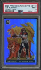 2020 Donruss Optic Joe Burrow Downtown Rookie #DT40 - PSA 9 - Bengals RC SP