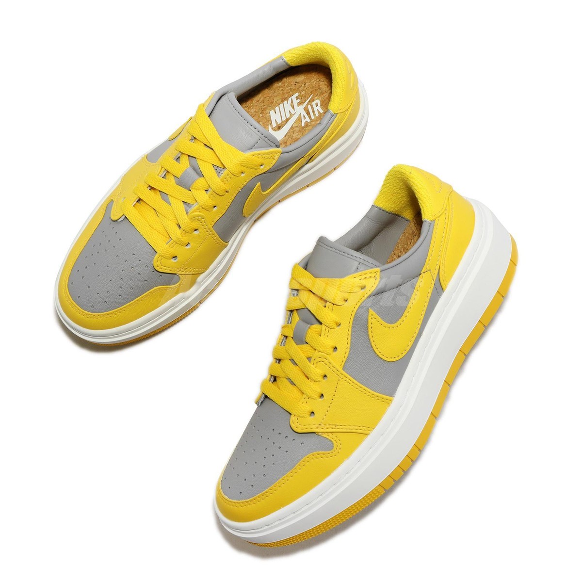 Nike Wmns Air Jordan 1 Elevate Low Varsity Maize Yellow Grey