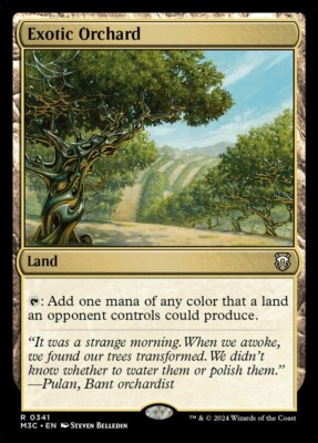 #ad Exotic Orchard 0341 Non Foil Rare Modern Horizons 3 Commander MTG NM $1.54