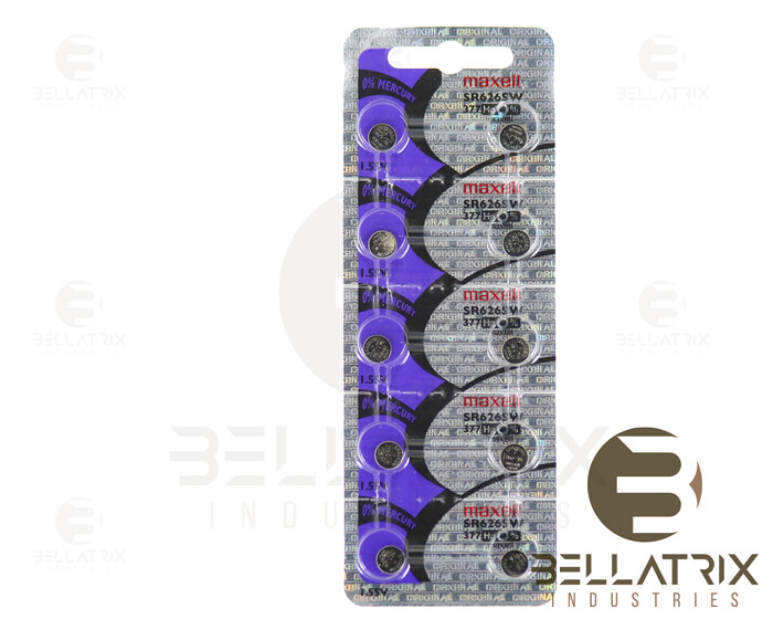 Original Maxell SR626SW 377 Silver Oxide 1.55V Battery Made In Japan - Foto 6