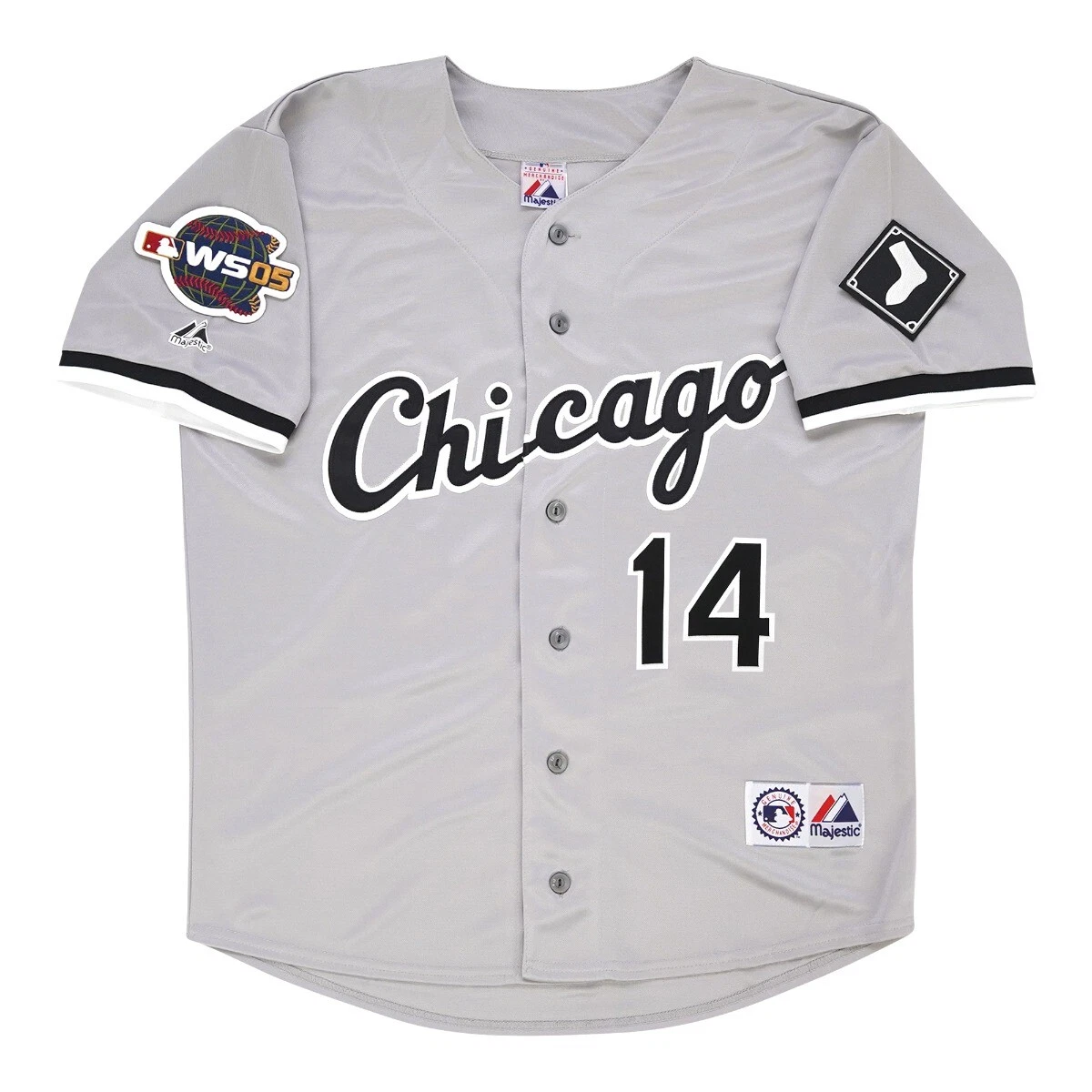 Paul Konerko Chicago White Sox 2005 World Series Grey Road Men's Jersey  (S-3XL)