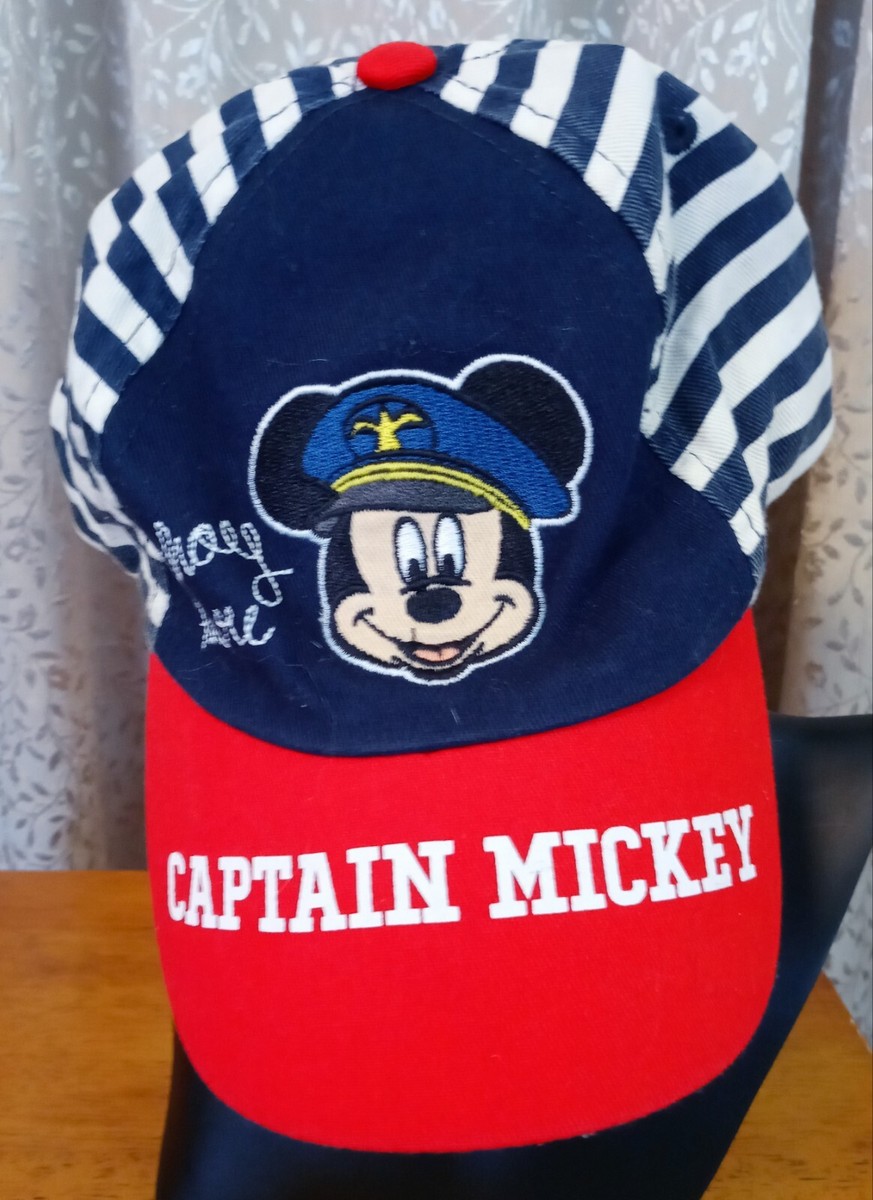 Disney Junior Ahoy There Captain Mickey Red White Blue Striped