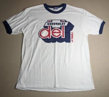 Vintage 80s Del Chevrolet of Paoli TShirt Size Large USA Single Stitch