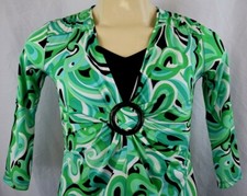 Notations 2-Fer Women's 3/4 Sleeve Tops & Blouses Size M