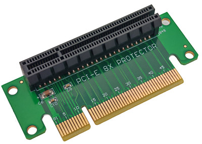 PCI-E Express PCI-E8X 90°Riser-Winkeladapter  Adapter Card 1U/2U Server Computer