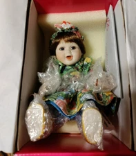 Marie Osmond Rachel Tiny Tot 5.5" Porcelain Doll NIB with COA