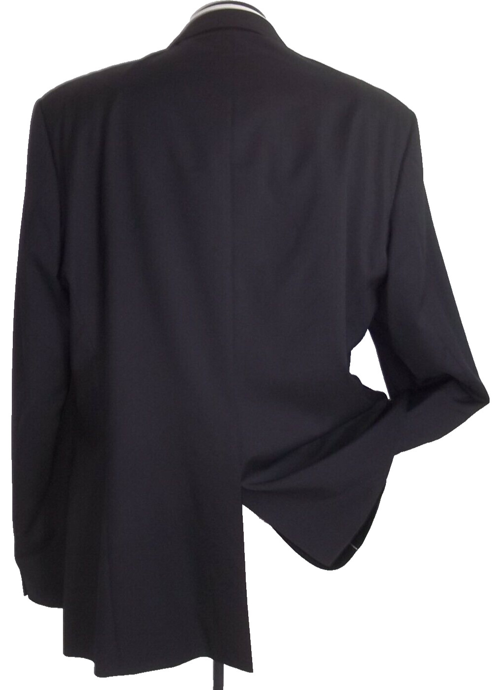 / Hugo Boss Solid Black 2Button Wool Blazer Jacke… - image 6