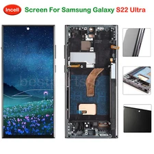 Incell For Samsung Galaxy S22 Ultra 5G S908B/E LCD Display Screen Assembly Black