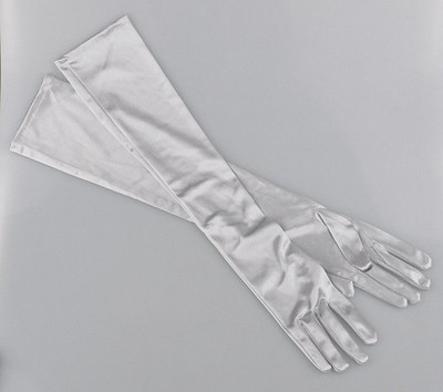 1 Pair Opera Wedding Gloves Long Formal Dress-up Gloves for Woman Clubs Party US