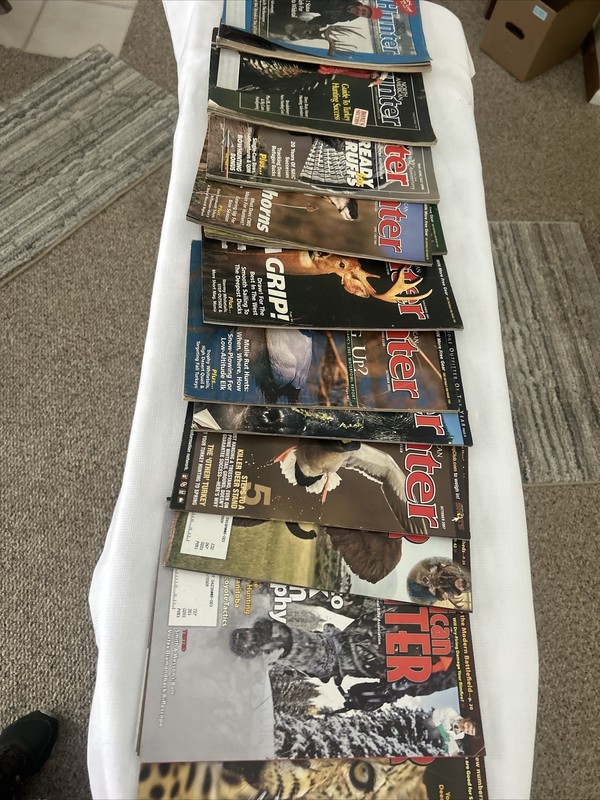 Lot Of 12 N. American Hunter Magazine 1992 Through 2009 Most Great Condition