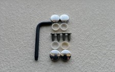 Security Theft Deterrent Screws Bmw Rear License Plate Frame 4 Pcs With Caps