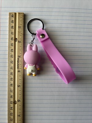 Labubu Rubber & Metal Keychain New! Fast Shipping! | eBay