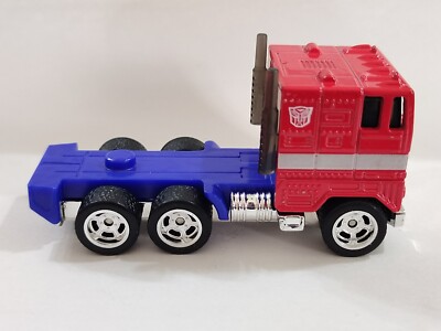 Hot Wheels 2025 Transformers Optimus Prime 1/64 Red Real Riders | eBay