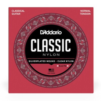 D'ADDARIO EJ27N Classic Nylon Normal   Saiten für Konzertgitarre   .028-.043