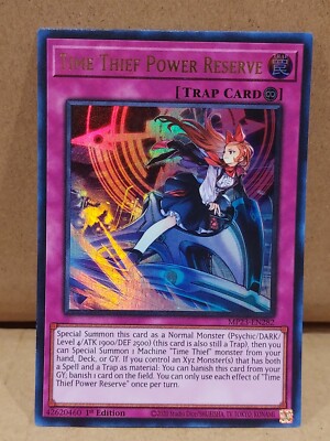 Time Thief Power Reserve MP23-EN282 - Ultra Rare Yugioh! Holo Foil Nice!
