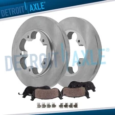 REAR Disc Brake Rotors Brake Pads for 2015 2016 - 2019 Ford Transit-150 250 350