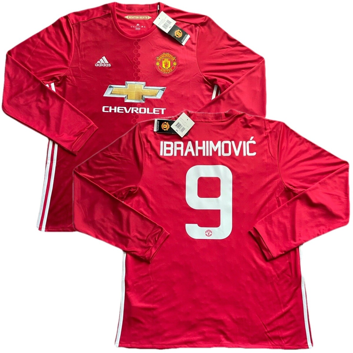 2016/17 Manchester United Home Jersey #9 Ibrahimovic XL 2016/17 Manchester United Home Jersey #9 Ibrahimovic XL