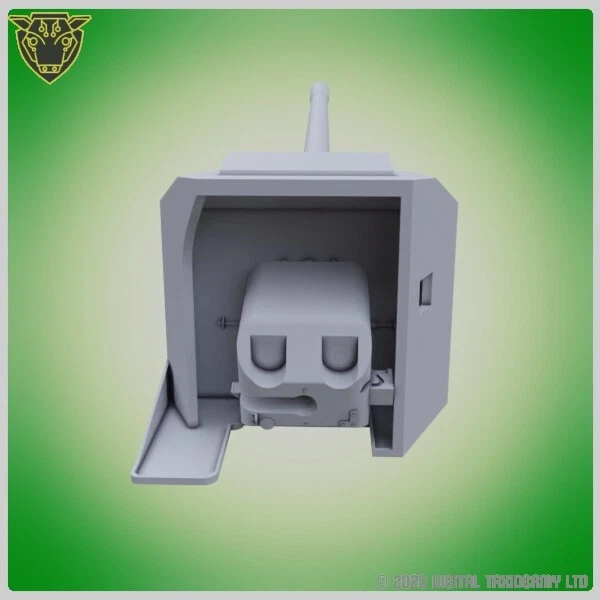 15 Cm TbtsK C/36 Naval Gun, Coastal Artillery 15mm 00 railway 28mm 1/100 1/76 - Image 4 of 4