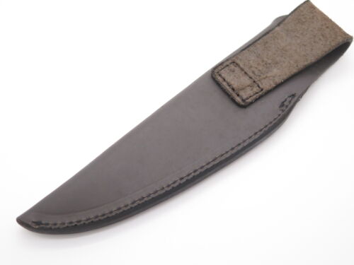 Vtg 80s Condor 79 Seki Japan Gray Leather Fixed 5" Blade Hunting Knife Sheath - Picture 2 of 3
