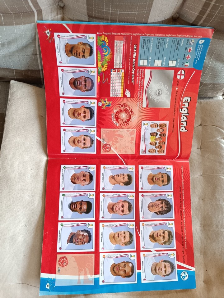 PANINI FIFA WORLD CUP BRASIL 2014 Sticker Album inkl. Messi