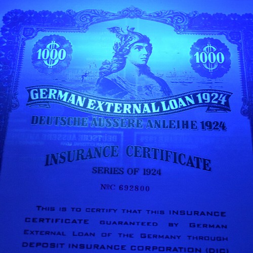 100pcs/box German Bonds / Deutscher Externer Kredit 1924 Goldfolie Anleihe - Bild 8 von 16