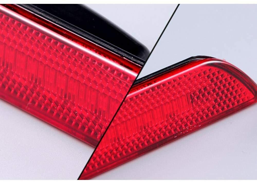 2x Red Lens Reflector Rear Bumper LED Side Marker Light For 2015-2020 Ford Mustang