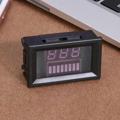 2x 12V-60V Marine Motorcycle Digital Voltmeters Voltage Meter Battery Gauge US - Bild 13 von 23