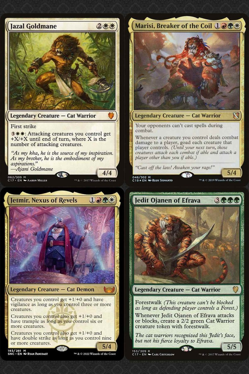 Rin and Seri, Inseperable DOG and CAT Commander Deck EDH Magic MTG