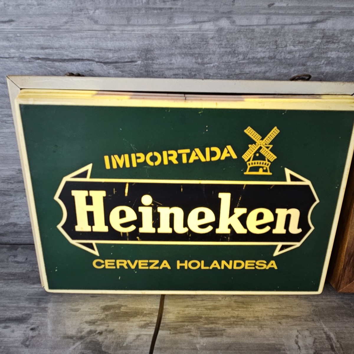 Vintage Heineken Beer Light Lot (2) Damaged READ | eBay