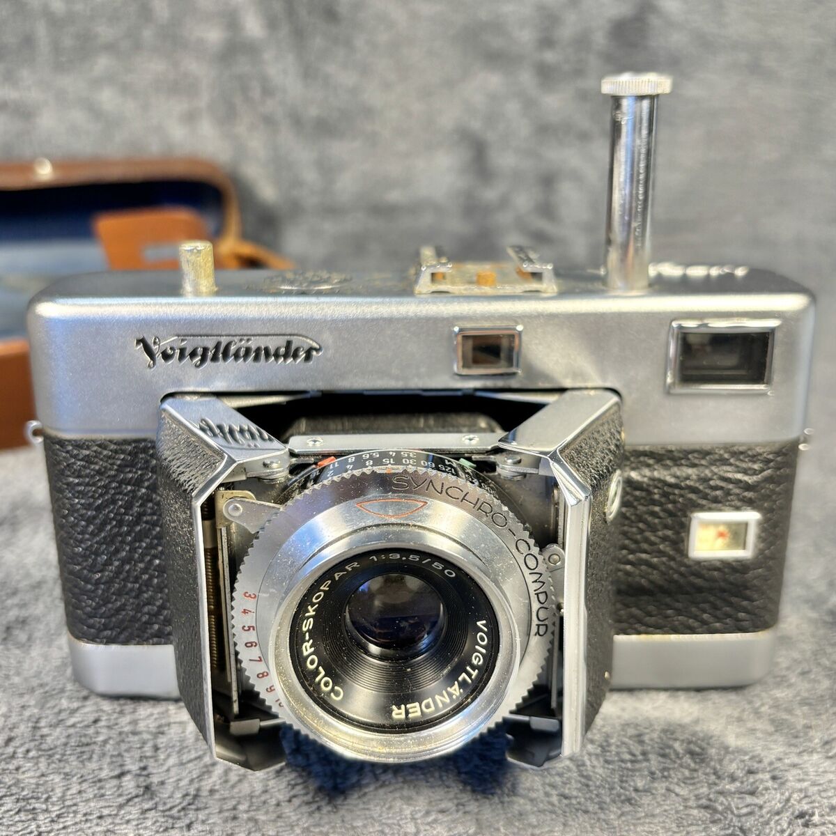 50s Voigtlander Vitessa L 35mm Camera Color Skopar 1:3.5/50 50s Voigtlander Vitessa L 35mm Camera Color Skopar 1:3.5/50
