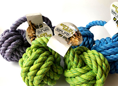 Happy Pet Nuts For Knots Kingsize Dumbbell Tugger Hundespielzeig sehr groß 44cm