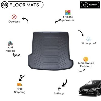 Vehicle Specific Rubber Trunk Cargo Liner for Mercedes B Class 2012 - Up