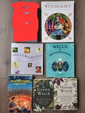 Lot Of Witchcraft Wiccacraft Pagan Spellweaving Books  House Witch