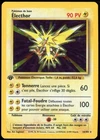 1999 Pokemon FRENCH 1st Edition Base Set Electhor-Zapdos Holo 16/102 EX