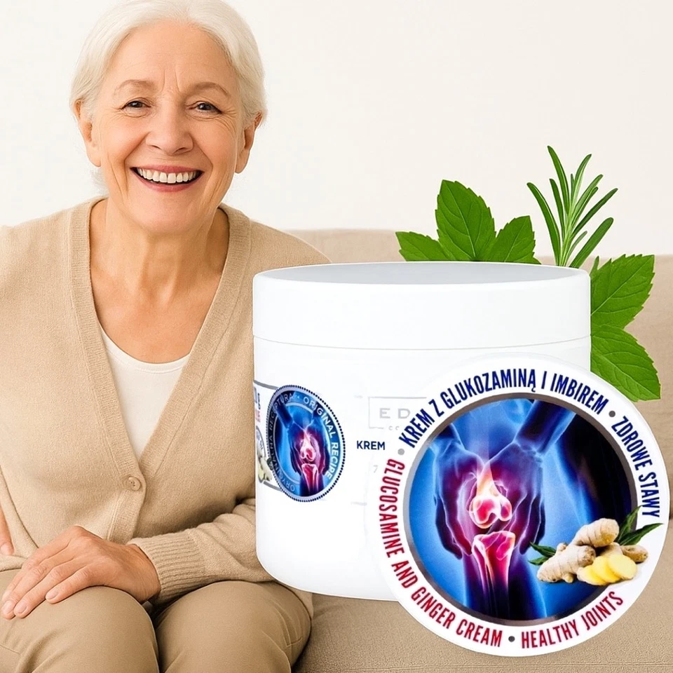 EDITT COSMETICS 🌿 Glucosamine & Ginger Oil Body Balm Massage Ointment Elderly Overweight 220ml