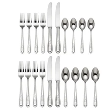 Lenox Opal Innocence Flatware, 20-Piece Set, Metallic