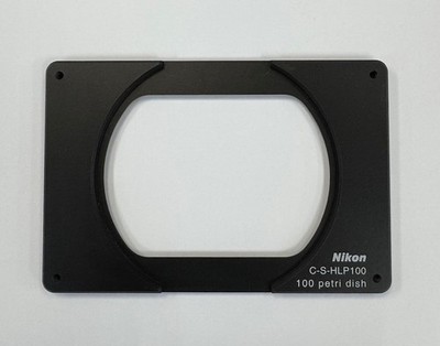 Nikon MEC55021 C-S-HLP100 PETRI DISH HOLDER 100MM for Nikon TS2R Stage