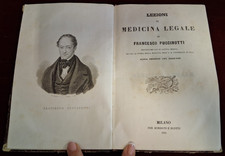 LEZIONI DI MEDICINA LEGALE di FRANCESCO PUCCINOTTI  - BORRONI E SCOTTI 1856