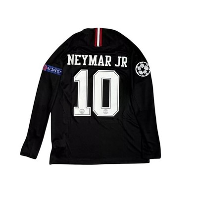 PSG 2018-19 Jersey Champions League Long Sleeve Black - Neymar JR