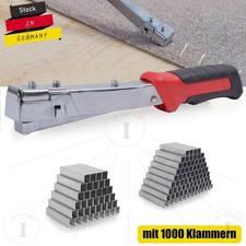 Profi Hammertacker Schlagtacker Handtacker Klammergerät inkl. 2.000 Klammern 8mm