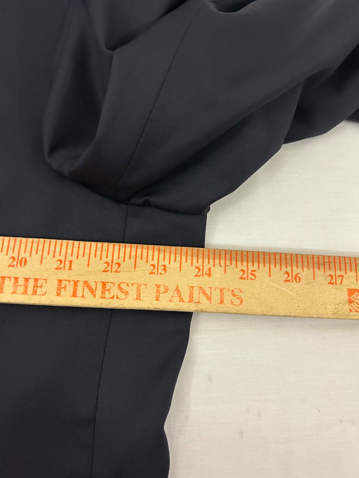 Corbin Recent Blue Navy Wool Solid Blazer Sz 44L - image 5