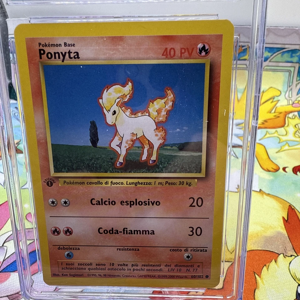 CGC 10 MINT Chinese Ponyta Base Set 1st Edition 2000 Pokemon 60/102 - Image 3 of 4