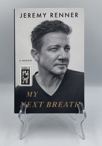 JEREMY RENNER SIGNED AUTOGRAPHED MEMOIR MY NEXT BREATH HARDCOVER 1ST ED. RARE 5 - Picture 4 of 5