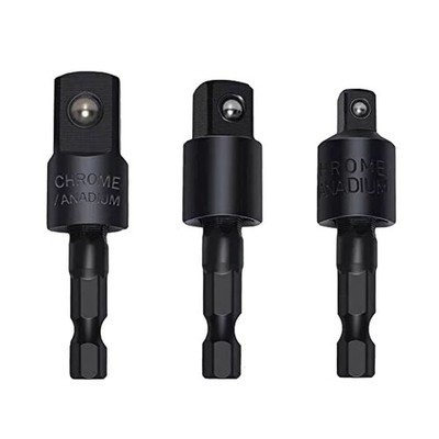 1/4 inch, 3/8 inch, 1/2 inch 1/4in Hex Shank Socket Adapter for home improvement