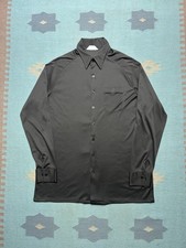 Vintage 70s long sleeve button shirt polyester California dagger collar XL tall