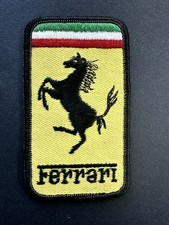 Vintage Ferrari Logo Auto Embroidered Patch Car Lovers