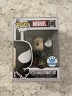 GITD Peter Parker Symbiote Suit Spider-Man CHASE Funko POP! W/ Protector #1478