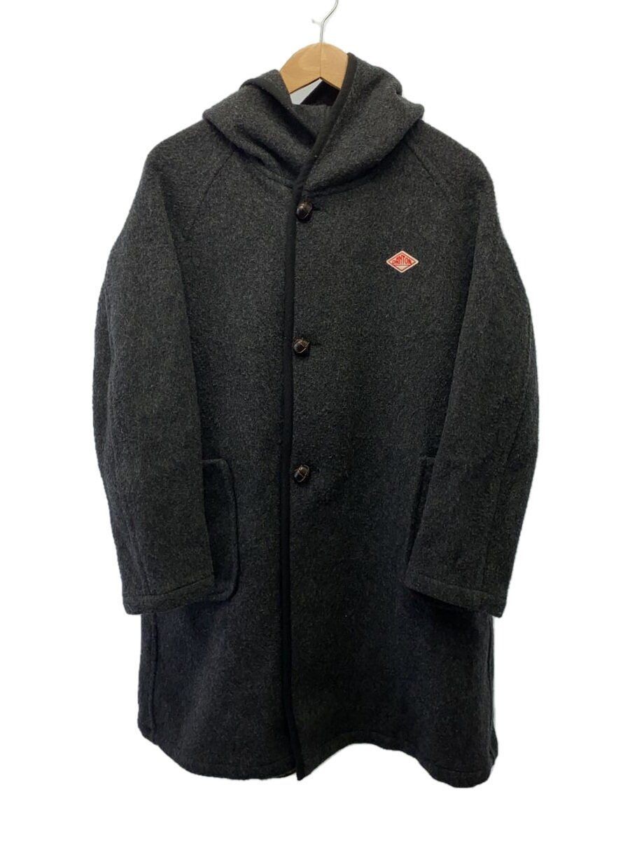 DANTON ALTRA LANA MOSSA CAPPOTTO CAPPUCCIO 38 Grigio JD 8905