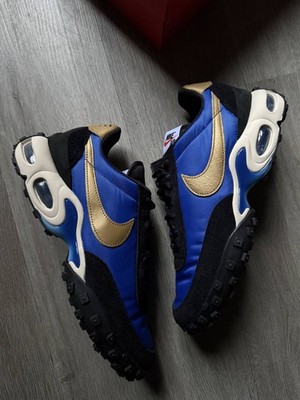 Nike Air Max Waffle - UK8,5 - Blau / Schwarz - Brandneu im Karton 